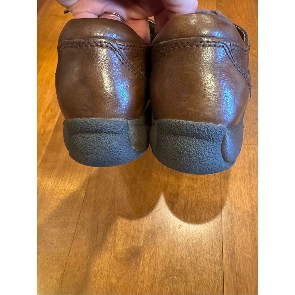 Dansko Brown Leather Lace-Up Shoes Womens EU 37 US 6.5-7 Comfort Work Nurse Casu - Picture 3 of 5